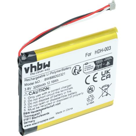 vhbw Battery compatible with Nintendo Switch Lite, Lite NS Games Console (3200 mAh, 3.8 V, Li-polymer) (1/4)