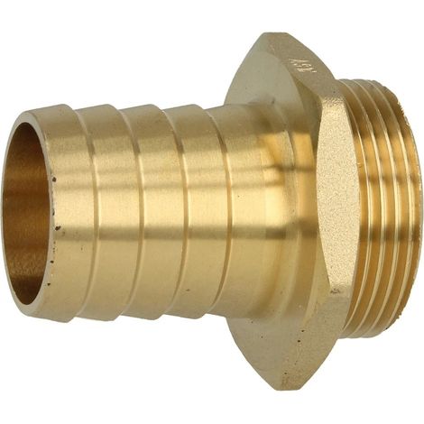 Douille en laiton à filetage mâle 1 1/4’’ pour le raccordement de tuyaux 1 1/4''