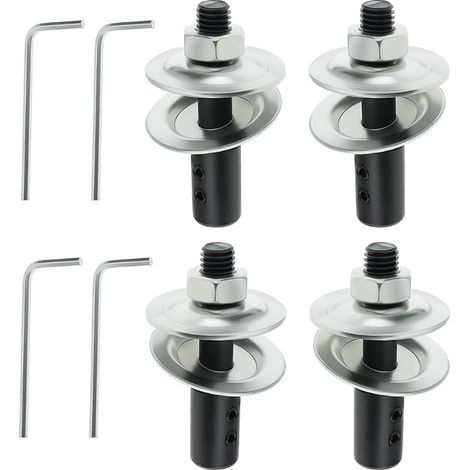 Bench Grinder Shaft Extension 8-10mm with Wrench and Washer for Sander Polisher (1/5)