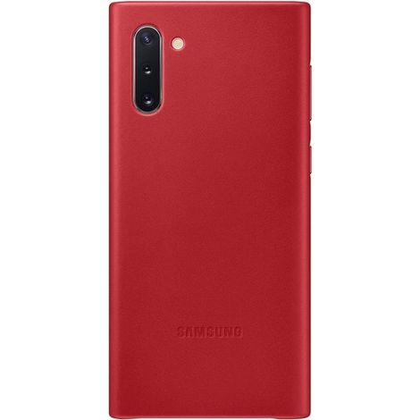 Samsung Galaxy Note 10 Hülle, Samsung Leder, Rot