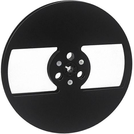 Bobine de bande magnétique vide, bobine ouverte universelle, bobine de bande sonore vide, noire (1/5)