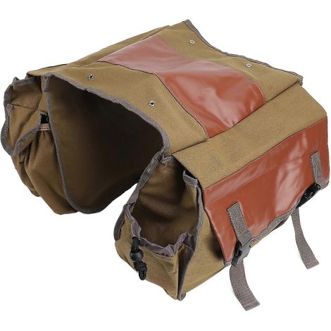 Sacoche de rangement grande capacité pour selle de vélo, sacoche pour porte-bagages arrière de vélo pliable ( ) (1/5)