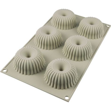 Mini-Raggio-Form 6 Stück - 3design - Silikomart