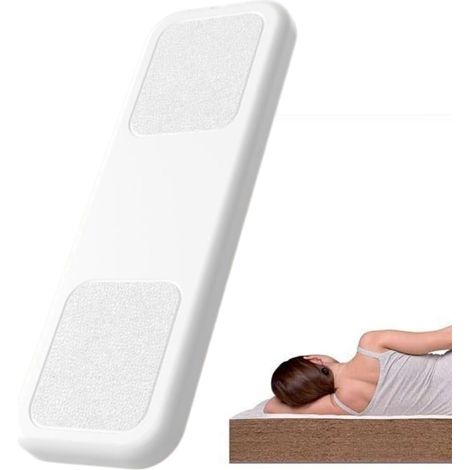 Oreillers à conduction osseuse, blancs et gris, pour l'audio ces oreillers transmettent le son par les vibrations de l'oreiller. (1/5)