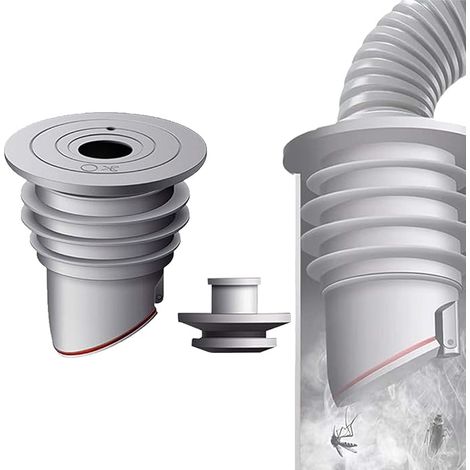 45-50mm Waschmaschinen Rohrdichtung Grau Waschmaschinen-Ablaufschlauchdichtung, Washing Machine Drain Hose Seal, Waschmaschine Abfluss Dichtung Abflussrohr Dichtung für Zuhause, Küche, Bad