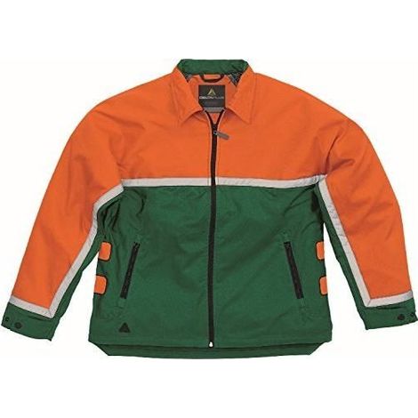 Delta Plus EPICEA3 Giacca Anti-taglio Boscaiolo Sargia 60% Cotone 40% Poliestere 290 g-m² EN381-11 Taglia M colore Verde Arancio