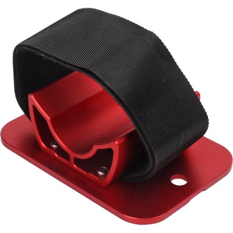 Support de roue arrière pour vélo sur le toit d'une voiture, en alliage d'aluminium résistant à l'usure, pour coupés et hayons, rouge. (1/5)
