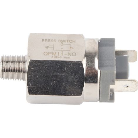 Einstellbarer Luftdruckschalter, normalerweise offen, QPM11‑NO-Schalter, G1/4 Zoll, IP54, AC220V, 48VAC/DC (1/5)