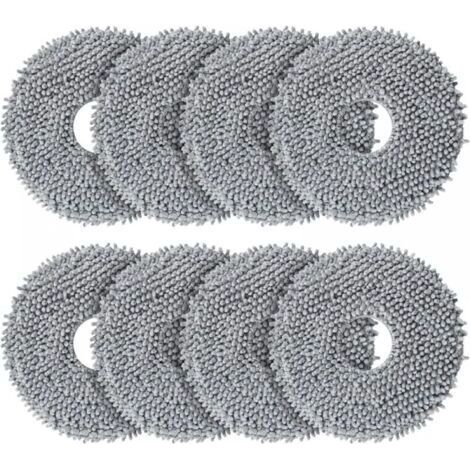 Pack of 8 replacement cleaning cloths for robot vacuums and mops--BIEMMEDUE (1/5)