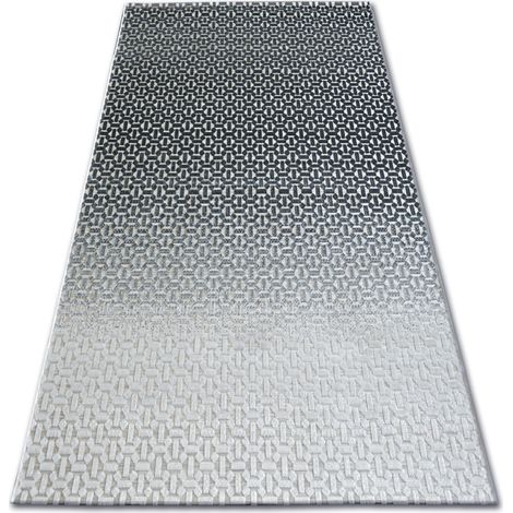 Teppich LISBOA 27208/356 Strukturell Schwarz Grau black 120x170 cm