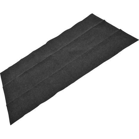 Tapis de barbecue d'extérieur, ignifugé et résistant aux graisses, idéal pour le camping et la randonnée, 152 x 91 cm, rectangulaire (1/5)