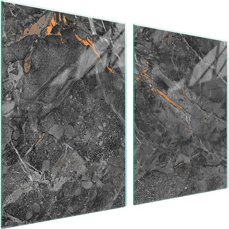 Piastra protettiva in vetro per piano cottura 2x45x52 Marmo (1/5)