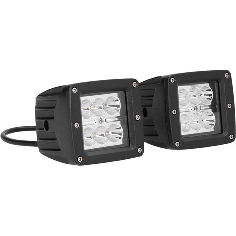 Kit de montage avec support de pare-chocs et 2 LED, compatible avec Ford F-250/F-350/F-450 Super Duty/Excursion (1/5)