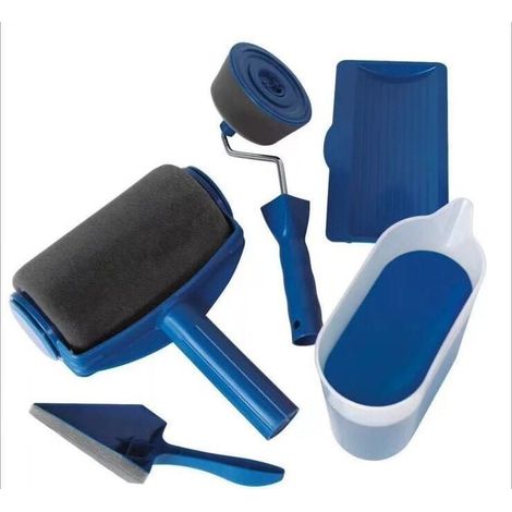 Paint Runner Pro Renovator 5-Piece Paint Roller Kit with Tank, MUMU Paint Roller Stain Repellent Roller Kit