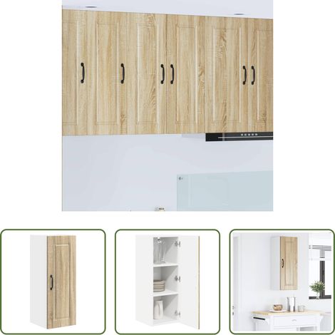 Holzschrank - Küchenschrank Sonoma-Eiche 30 x 31 x 80 cm Holzwerkstoff (1/5)