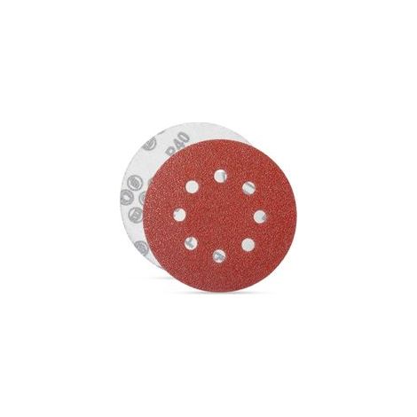 Lot de 100 Disques Abrasifs Grain 40 125 mm Pour Ponçage Polissage Décapage Rouille (1/4)