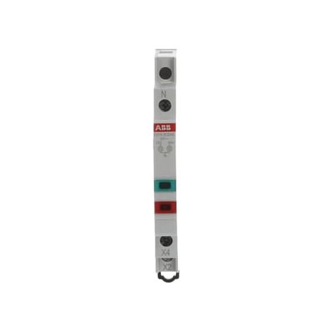 Indicateur LED ABB Rouge/vert 48V c.a., Rail DIN, IP20 ( Prix pour 1 )