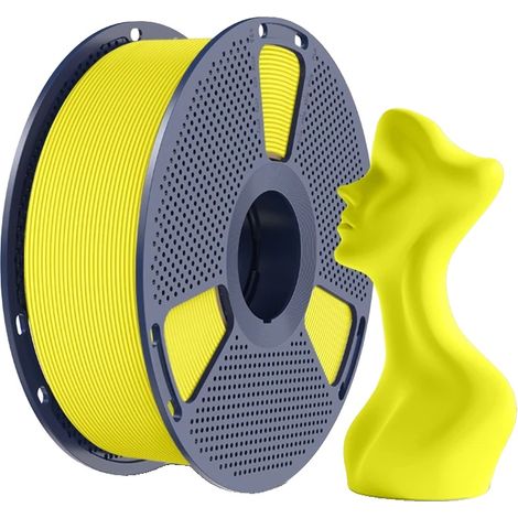 Filamento PETG, stampa ad alta velocità, finitura opaca, giallo (1/2)