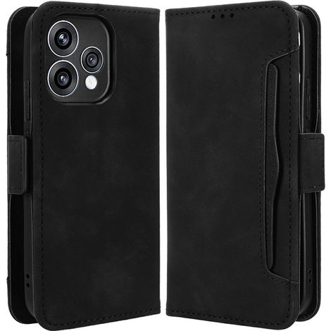 Klapphülle für Oppo Reno 15, mit Kartenfach, Schwarz (1/5)