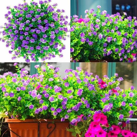 Outdoor Artificial Flower Bouquets 15 Pack - UV Resistant (1/5)