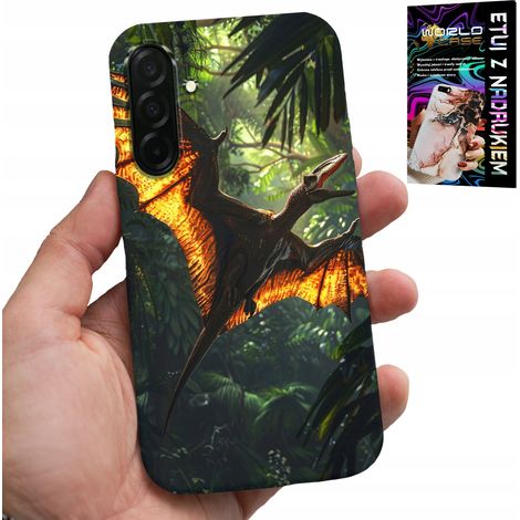 Custodia per Samsung Galaxy A56 5G - cover posteriore con dinosauro pterodattilo (1/5)