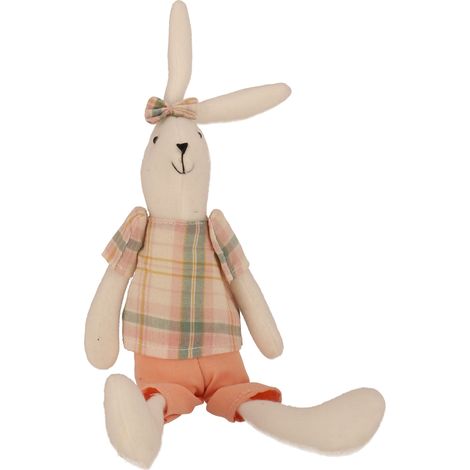 Stoffhase, 32 cm, Osterdekoration für Frühling und Ostern