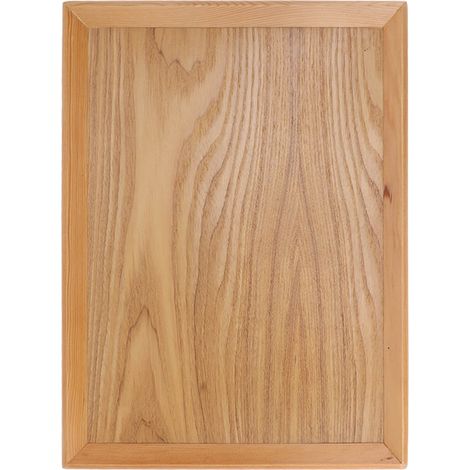 Plateau rectangulaire en bois multifonctionnel pour fruits, pizzas et autres aliments, idéal pour les réceptions en extérieur (40 x 30,5 cm). (1/5)