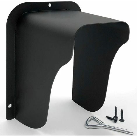 Cache pour sonnette de porte en acier laminé à froid, étanche, anti-reflet et résistant aux UV, adapté aux systèmes de contrôle d'accès extérieurs avec clavier et empreinte digitale, 1 pièce (1/5)