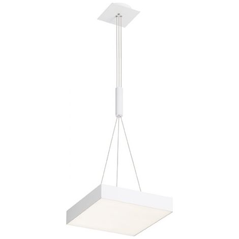 Plafoniera LARISA SQ 30 a sospensione bianco 230V LED 30W 3000K