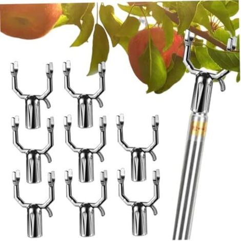 Baumzweigstütze, 8 Stück, Metall-Baumstütze, Astsammelkrücken, Pfähle für junge Obststützen, Zweige, Zierzweige, Obstgärten, Krücken (1/4)