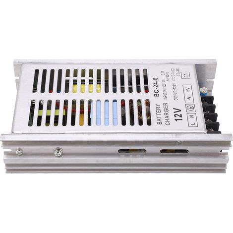 Konstantstrom-Schnellladegerät für Generatorbatterien, Aluminiumlegierung, 160–250 V AC auf 12 V DC (1/5)