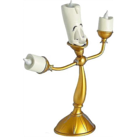 Bougeoir horloge La Belle et la Bête, bougeoir LED pour table de mariage, fête de Noël, décoration intérieure (1/5)