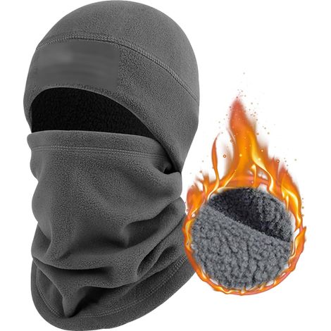 Cagoule Moto Hiver Thermique - Cache Cou et Masque en Polaire Chaud pour Ski, Sports de Plein Air, Cyclisme, Randonnée et Course (1/5)