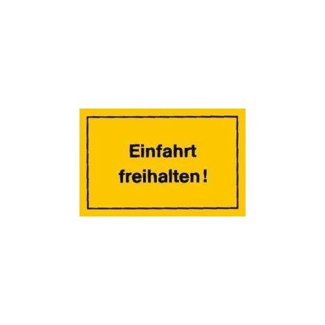 STRECKEN - Verbotsschild 250x150mm Einfahrt freihalten
