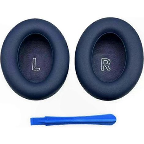 Coussinets d'oreille en cuir protéiné pour casque antibruit, avec levier mini inclus (1/2)