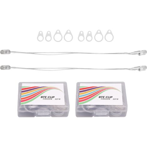 2 Pièces Attaches pour Aides Auditives, Fixation Ferme et Réglable pour Amplificateurs d’Audition, Idéales pour Sports, Fitness et Voyages