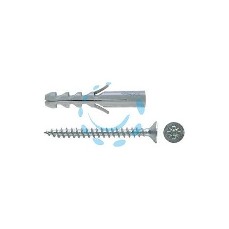 TASSELLO IN NYLON CON VITE "S-V" - ø mm.10x50 vite mm.6x60