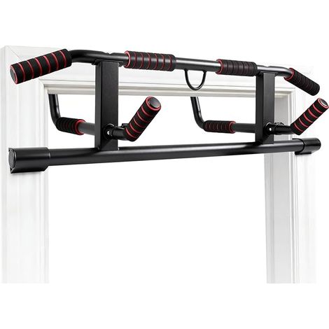 Barre de Traction Porte, Pull Up Bar Multi-Prises, Maison Gym Bar de Traction (1/5)