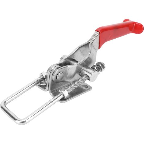 Serrure à levier réglable 304 inox, bride de serrage rapide CH HS GH‑40341‑SS, étau de fixation robuste pour atelier (1/5)