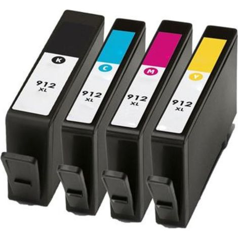 Pack de Cartouches Compatibles HP 912 XL pour Imprimantes OFFICEJET All-In-One 8010 à 8025