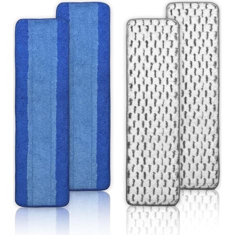 Adatto per salviette Bona - Salviette piatte Bona - Tappetino adesivo da 46 cm - Accessori in microfibra - Confezione da 4 - 46 x 13 cm (1/4)