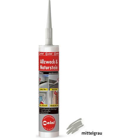 Meinl Dichtungsmasse Allzweck & Naturstein 310 ml mittelgrau (1/2)
