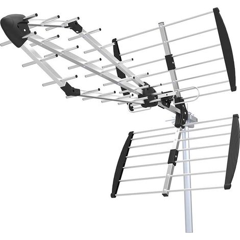 Nedis Outdoor Antenna / UHF / Reception range: ≥50 Km / LTE700 / Gain: 15.5 dB / 75 Ohm / Antenna length: 1085 mm / Aluminium / ABS