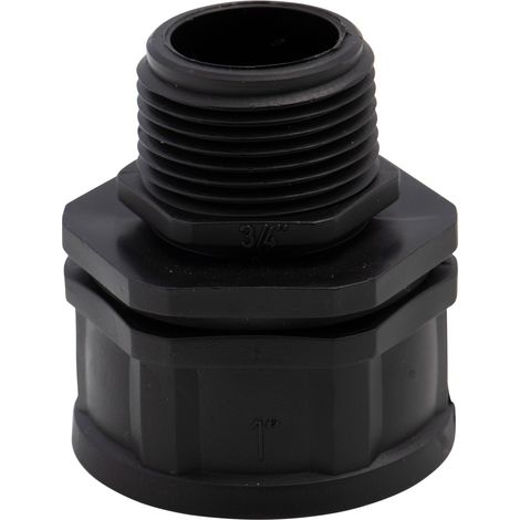 Reducción en polipropileno F/M 1 -3/4  PN10 (1/3)