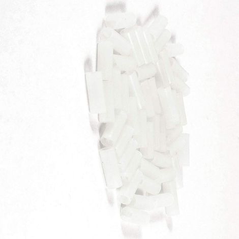 Leiterplatten weiß Zylinder Nylon 66 Abstandshalter-Halt LED 5 mm x 13 mm-50