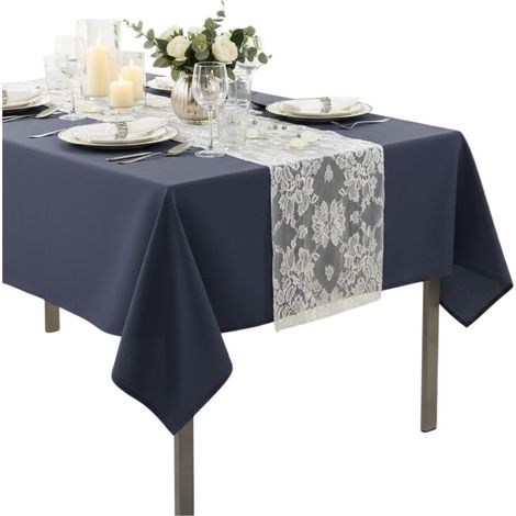 Nappe rectangle 140 x 200 cm Beton