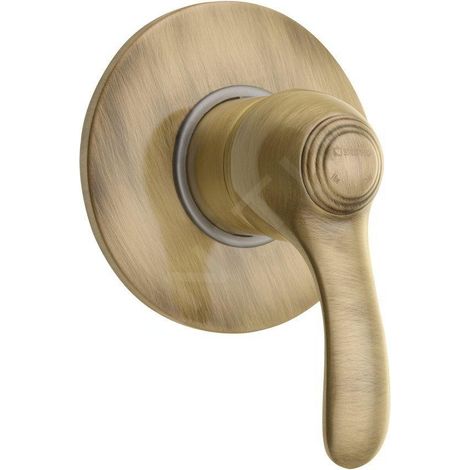 Sapho Kirké - Mitigeur de douche encastré, avec corps d’encastrement, bronze KI41B (1/2)