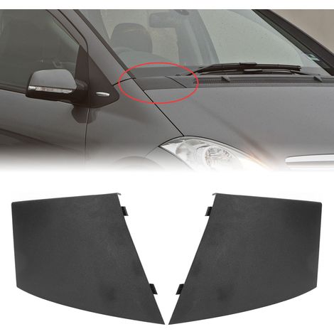 Une paire de grilles d'évacuation de pare-brise, 1698300075 et 16983000175, pour Mercedes-Benz Classe A W169. (1/5)