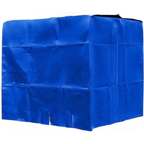 800L IBC tank cover, 120x80x116 cm, 210D Oxford waterproof dustproof outdoor cover, blue