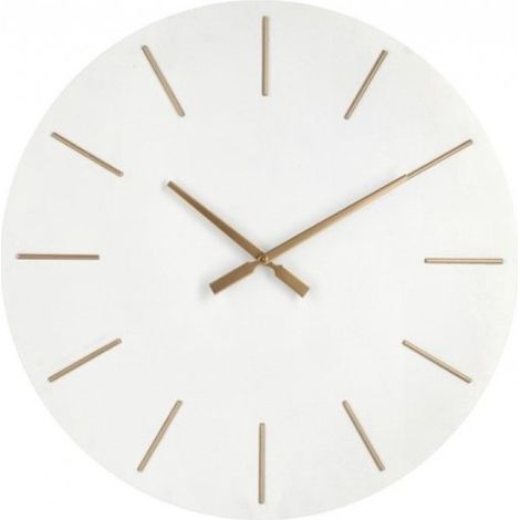 Wanduhr Timeline weiß Ø60 cm